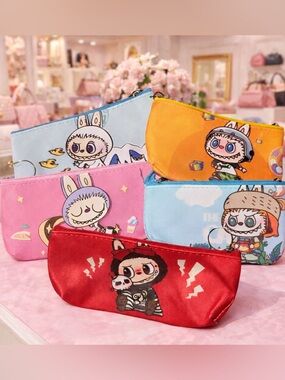 🎂Labubu Zipper Pouch | Kawaii Coin & Makeup Bag | Cute Labubu Accessory